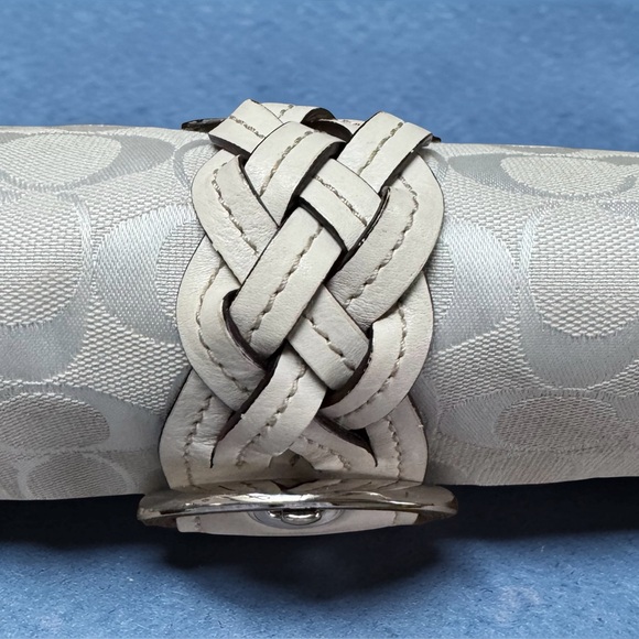 Coach Y2k Ivory Jacquard Signature Soho Braided Shoulder Bag - Picture 6 of 10